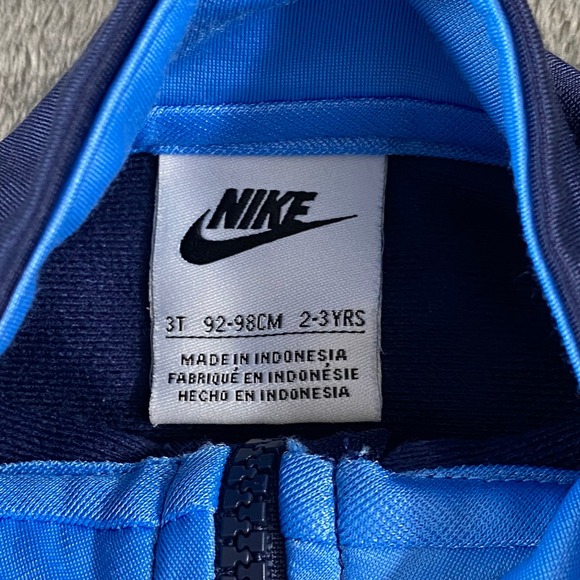 SOLD-Nike Dri-FIT 3T Toddler‎ Boys Activewear Set Jacket & Shirts Red White Blue - Picture 6 of 9